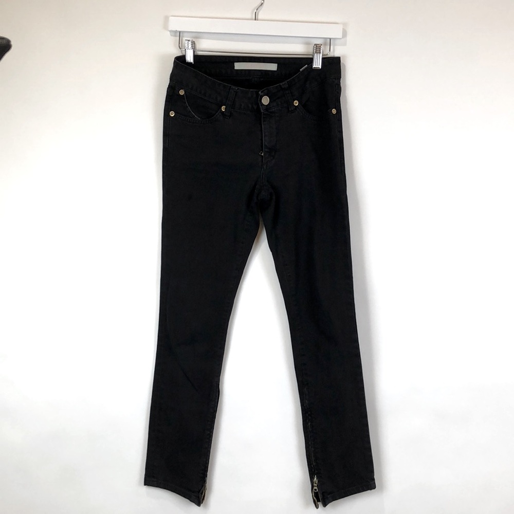 SUPERFINE Women’s high waisted black jeans sz 26